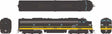 EMD E8A - Sound and DCC -- Seaboard Coast Line #593 (black, yellow, silver)
