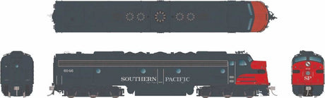 EMD E8A - Sound and DCC -- Southern Pacific #6046 (gray, red)