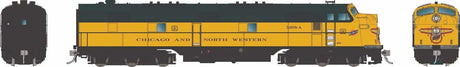EMD E7A - Sound and DCC -- Chicago & North Western #5008A (yellow, green)