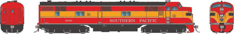 EMD E7A - Sound and DCC -- Southern Pacific #6003 (Daylight, red, orange, black)