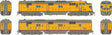 EMD E7A - E7B Set - Sound and DCC -- Union Pacific  #989, 998B (Armour Yellow, gray, red)