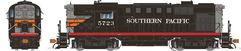 Alco RS11 - LokSound and DCC -- Southern Pacific 5727 (Black Widow, black, silver, orange, red)