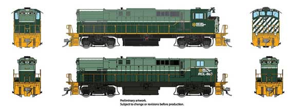 Montreal Locomotive Works MLW M420 - M420B Set - Standard DC -- British Columbia Railway #645, 687 (As-Delivered; green, white; Dogwood Logo