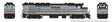 GP40TC - Standard DC -- Amtrak #195 (Phase 3, silver, red, white, blue)