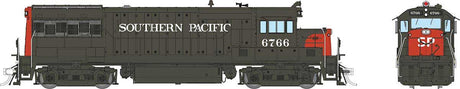 GE U25B Low Hood - Standard DC -- Southern Pacific #6766 (gray, red)