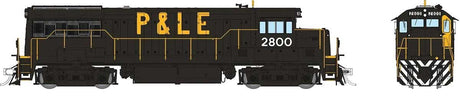 GE U25B Low Hood - Sound and DCC -- Pittsburgh & Lake Erie #2800 (black, yellow, white)