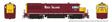 GE U25B Low Hood - Standard DC -- Rock Island #226 (maroon, yellow, No Rock Lights)