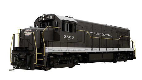 GE U25B Low Hood - Standard DC -- New York Central #2565 (black, white, Cigar Band Logo)-1
