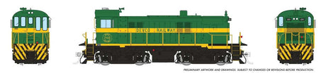 MLW RS23 - Sound and DCC -- Devco #200 (green, yellow)