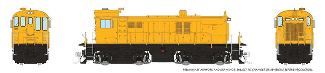 MLW RS23 - Sound and DCC -- Painted, Unlettered (yellow, black)