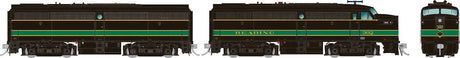 Alco FA1-FB1 Set - Standard DC -- Reading 302, 302B (black, green)