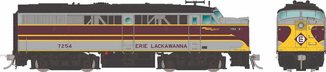 Alco FA1 - Standard DC -- Erie Lackawanna #7271 (gray, maroon, yellow)