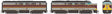 Alco FA1-FB1 Set - Standard DC -- Erie Lackawanna #7254, 7263 (gray, maroon, yellow)