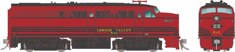 Alco FA1 - Standard DC -- Lehigh Valley #538 (Cornell Red, black)