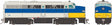 Alco FA1 - Standard DC -- Long Island #612 (gray, blue, yellow)