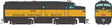Alco FA1 - Standard DC -- Spokane, Portland & Seattle #867 (yellow, Pullman Green)
