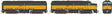 Alco FA1 - Standard DC -- Burlington Northern #4118 (Patched Ex-SP&S, yellow, Pullman Green)