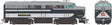 Alco FA1 - Standard DC -- Wabash #1204 (blue, gray, white)