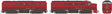 Alco FA1-FB1 Set - Sound and DCC -- Lehigh Valley #530, 535 (Cornell Red, black)