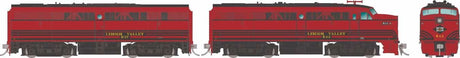 Alco FA1-FB1 Set - Sound and DCC -- Lehigh Valley #530, 535 (Cornell Red, black)