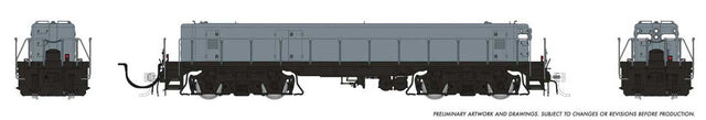 EMD/Huntington SWMT Slug Only - Sound and DCC -- Painted, Unlettered (gray)