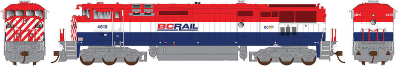 GE Dash 8-40CM Draper Taper - Standard DC - Prime Movers -- British Columbia Railway #4601 (red, white, blue)