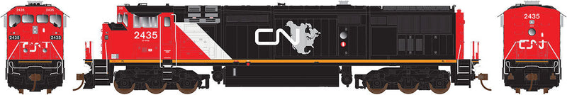 GE Dash 8-40CM Draper Taper w/Sound & DCC - Prime Movers -- Canadian National #2452 (North America Scheme, black, red, white)