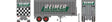 26' Can-Car Dry Van Trailer - Assembled -- Reimer Trucking #3742 (silver, green, black, white)
