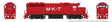 EMD GP40 - ESU LokSound and DCC -- Missouri-Kansas-Texas #191 (red, white)