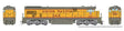 GE C30-7 - Standard DC -- Union Pacific #2415 (1970s, Armour Yellow, gray, red, silver, Shield on Cab)