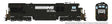 GE C36-7 - Standard DC -- Norfolk Southern #8539 (Claytor Scheme, black, white)