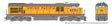 GE C36-7 - Sound and DCC -- Union Pacific #9003 (1988 Relettered, Armour Yellow, gray, red)