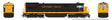 GE U33C Low Nose - Standard DC -- Northern Pacific #3300 (black, yellow)