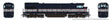 GE U34CH - Standard DC -- New Jersey DOT #4157 (Bluebird, blue, silver, red, No Logo)
