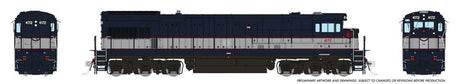 GE U34CH - Standard DC -- New Jersey DOT #4172 (Bluebird, blue, silver, red, No Logo)