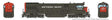 GE U33C Low Nose - Sound and DCC -- Southern Pacific #8698 (gray, red, With Serif Nose Logo)