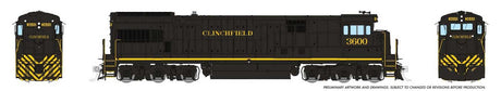 GE U36C - Sound and DCC -- Clinchfield #3603 (black, yellow)