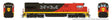 GE U36C - Sound and DCC -- Nacionales de Mexico #8906 (orange, green, yellow silver)