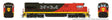 GE U36C - Sound and DCC -- Nacionales de Mexico #8924 (orange, green, yellow silver)