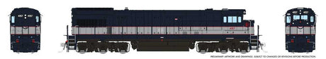 GE U34CH - Sound and DCC -- New Jersey DOT #4157 (Bluebird, blue, silver, red, No Logo)