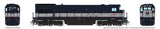 GE U34CH - Sound and DCC -- NJ Transit #4180 (Bluebird, blue, silver, red, Nose Logo)-3