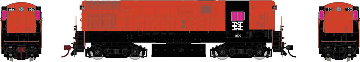 FM H16-44 - Sound and DCC -- New Haven 1609 (Alpert Scheme, vermillion, black)