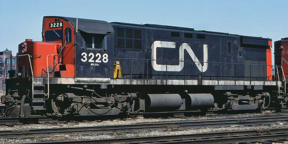 MLW C424 - Standard DC -- Canadian National #3239 (MR-24c, black, red, white, Nooodle Logo)