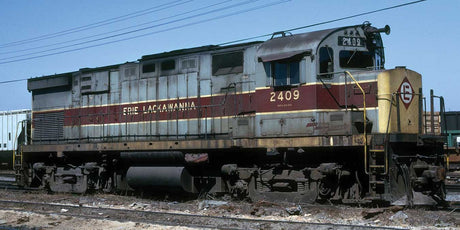 Alco C424 - Standard DC -- Erie Lackawanna #2415 (gray, maroon, yellow)