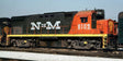 Alco C424 - ESU LokSound and DCC -- Nacoinales de Mexico #8108 (early, green, orange, yellow, silver)