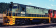 Alco C425 Low Nose - ESU LokSound and DCC -- British Columbia Railway #803 (Two-Tone Green, yellow, Dogwood Logo)