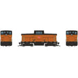 GE 44-Tonner - Standard DC -- Milwaukee Road #991 (orange, black, TMR Logo)