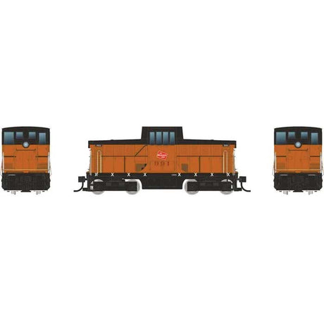 GE 44-Tonner - Standard DC -- Milwaukee Road #991 (orange, black, TMR Logo)