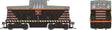 GE 44-Tonner - Standard DC -- Burlington Northern #1 (Ex-CB&Q, black, gray, red, yellow)