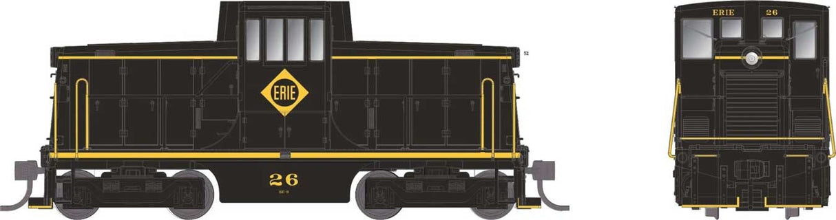 GE 44-Tonner - Standard DC -- Erie #26 (black, yellow)
